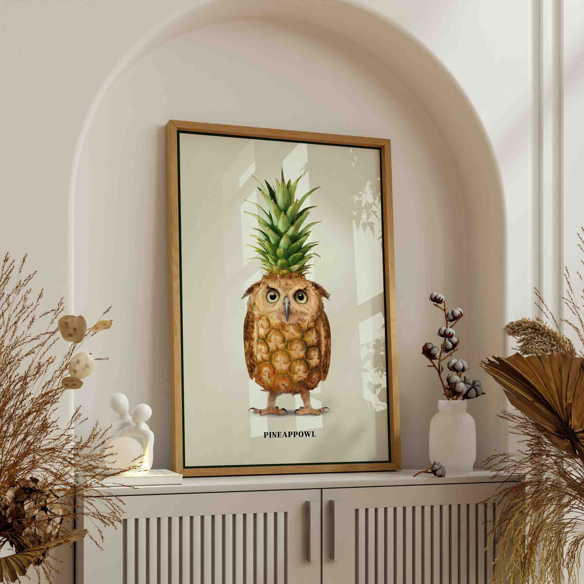 Fernwood Loop Owl Canvas Wall Art — gallery image 3
