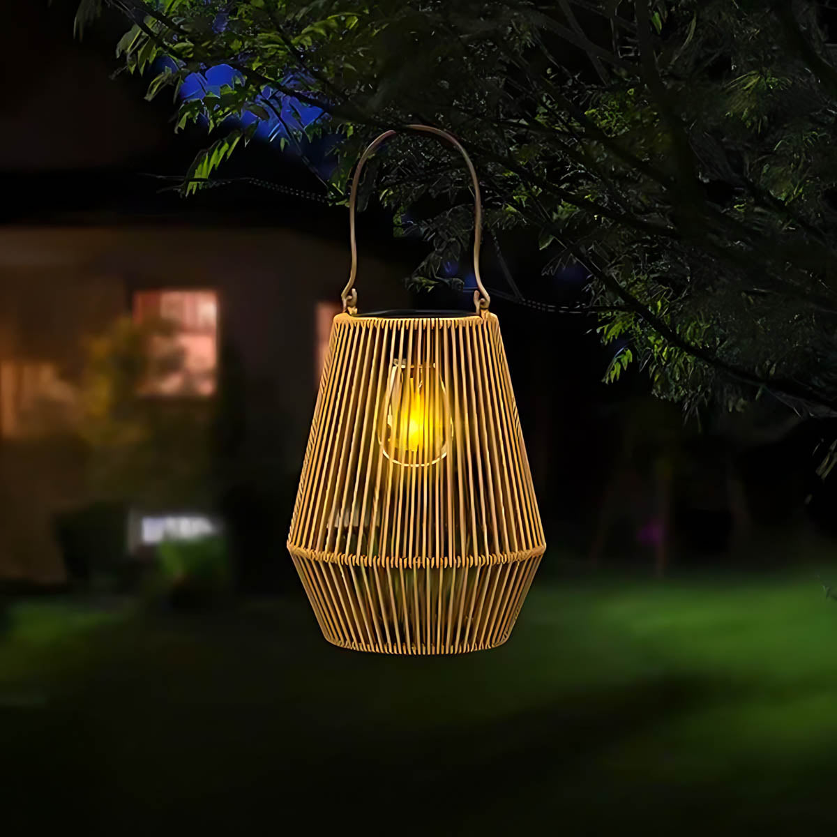 
Luminária de Mesa Marlow com Lanterna de Rattan — foto 8