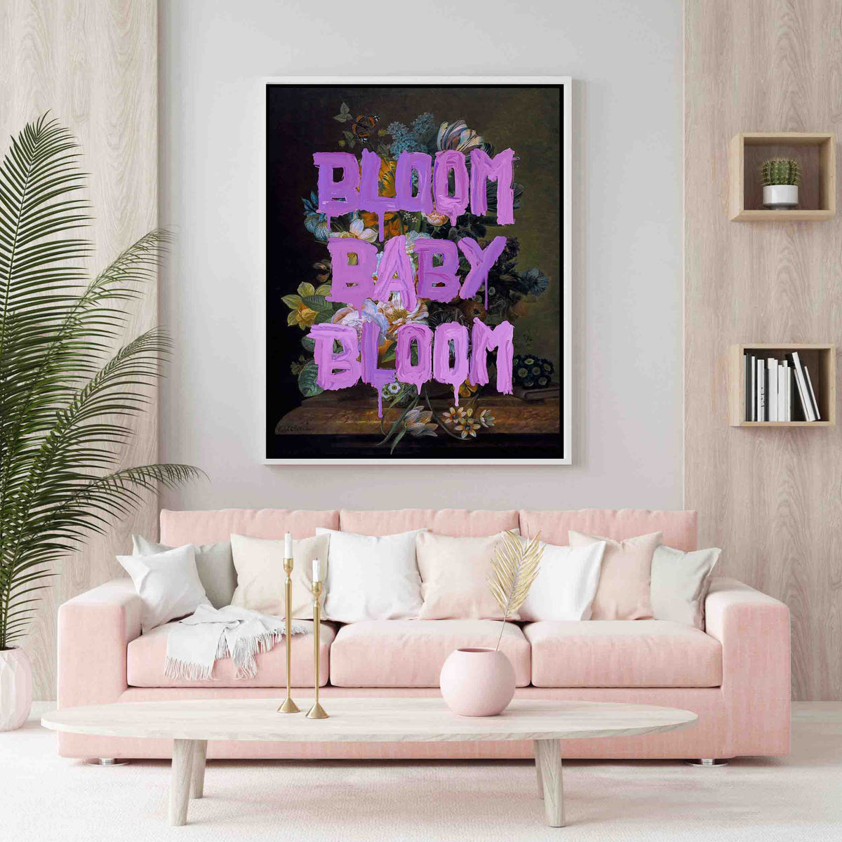 Fairford Loop Floral Canvas Wall Art — gallery image 6