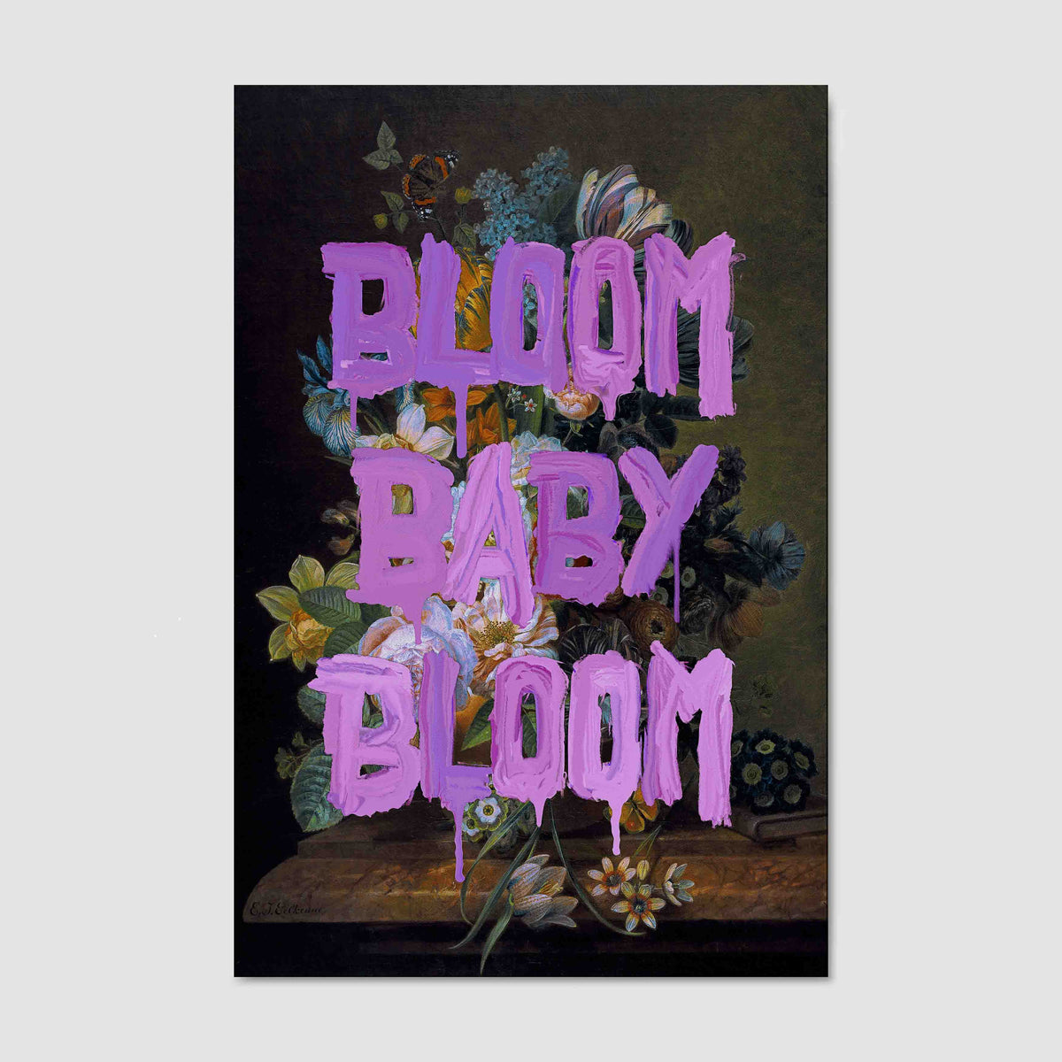 Fairford Loop Floral Canvas Wall Art — gallery image 15