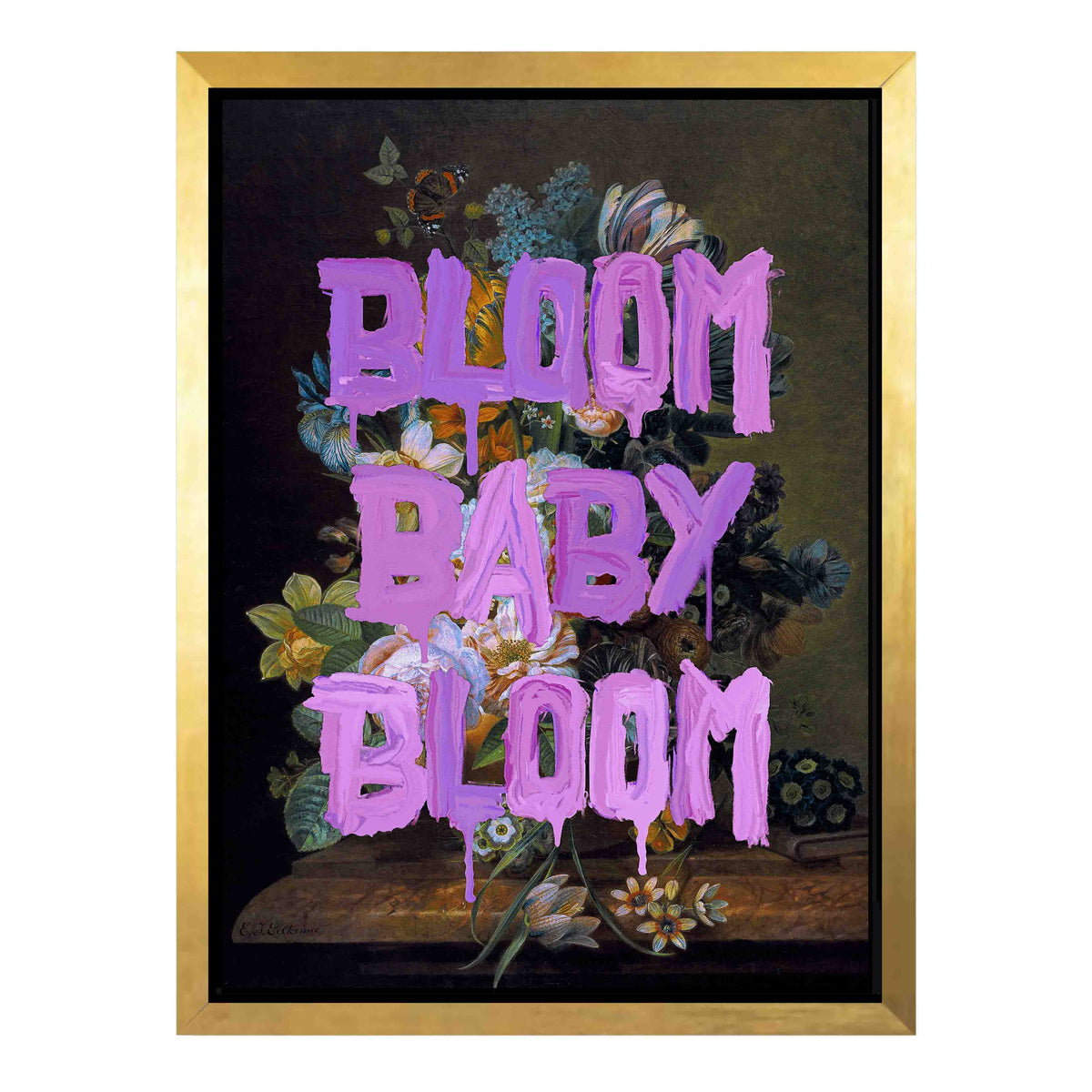 Fairford Loop Floral Canvas Wall Art — gallery image 31