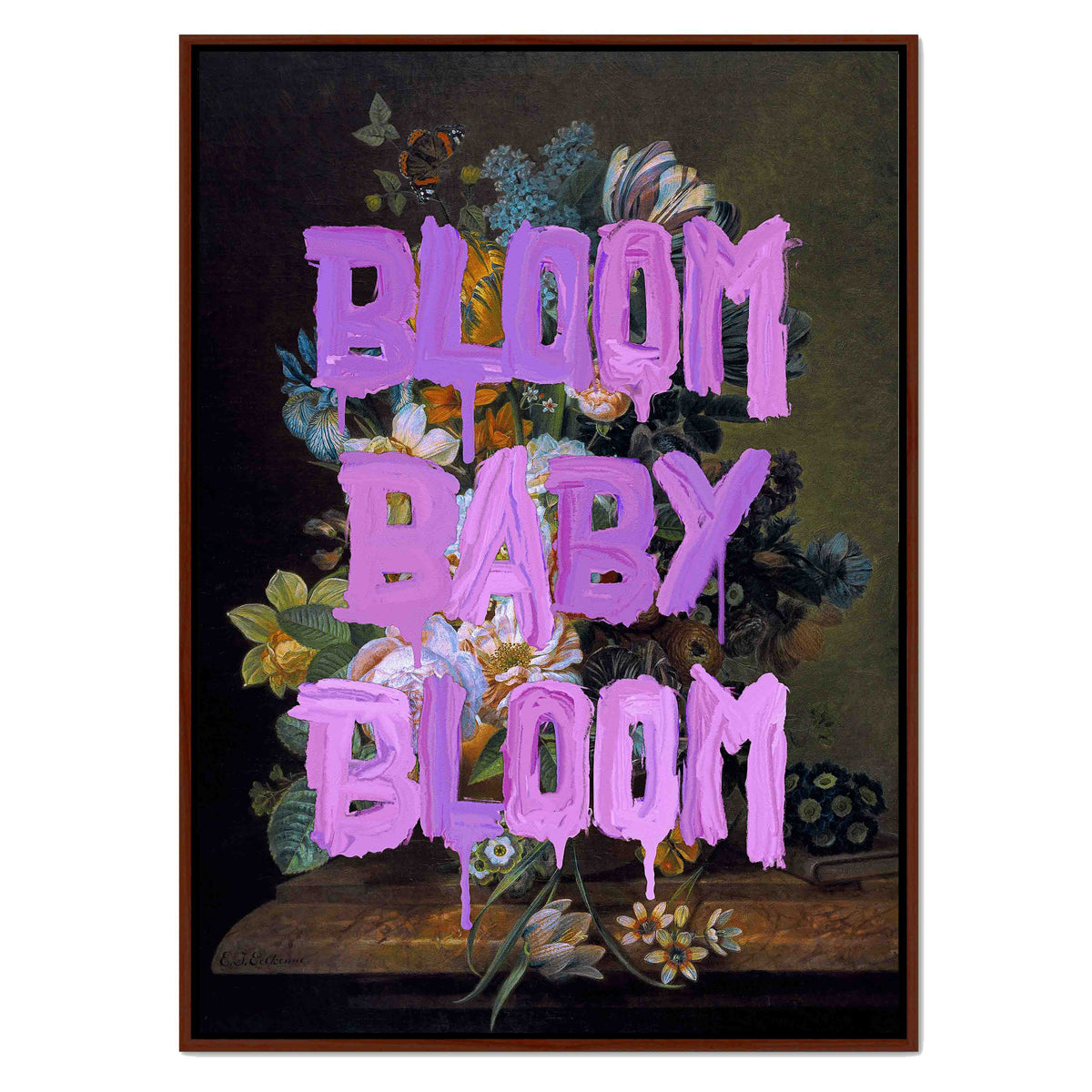 Fairford Loop Floral Canvas Wall Art — gallery image 25