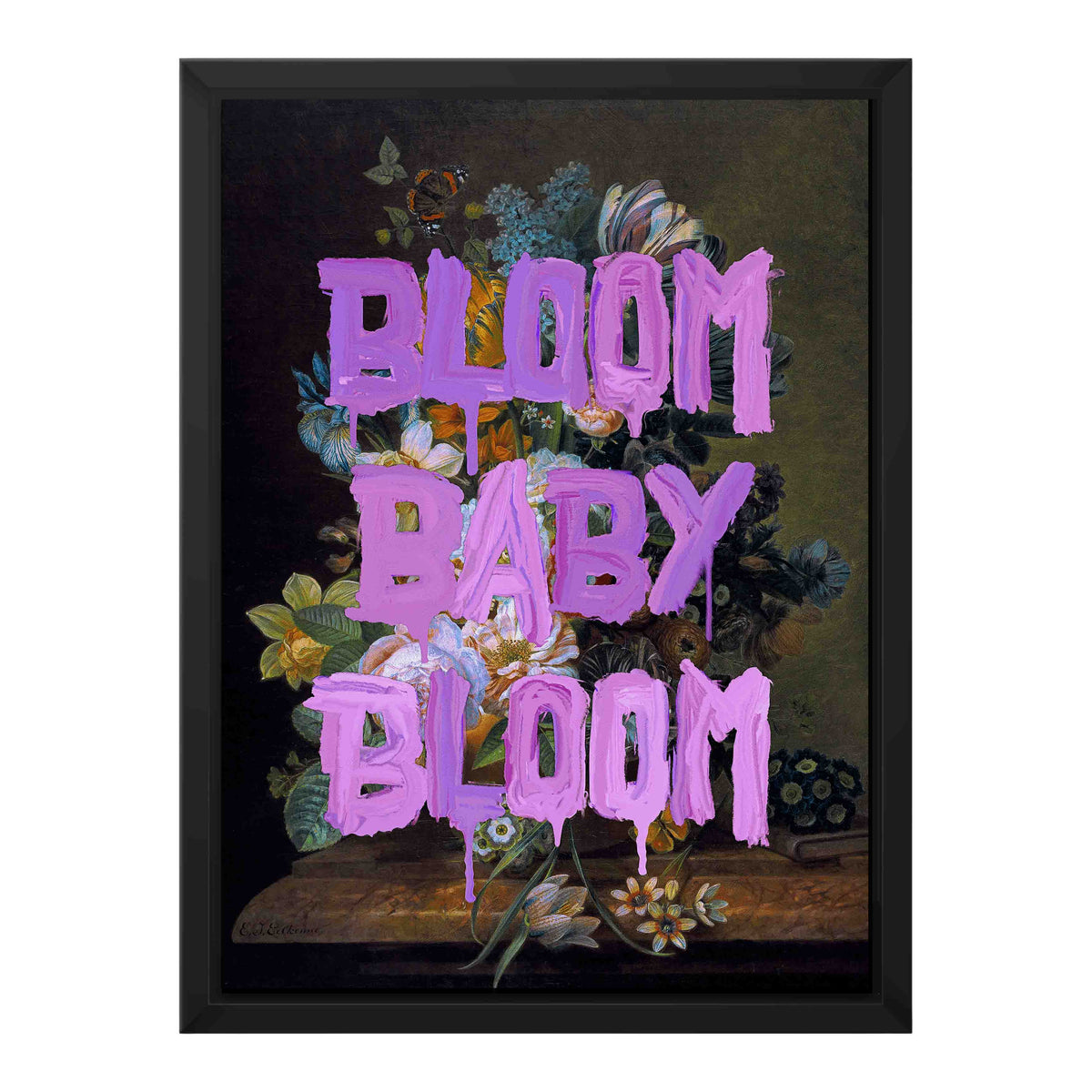 Fairford Loop Floral Canvas Wall Art — gallery image 20