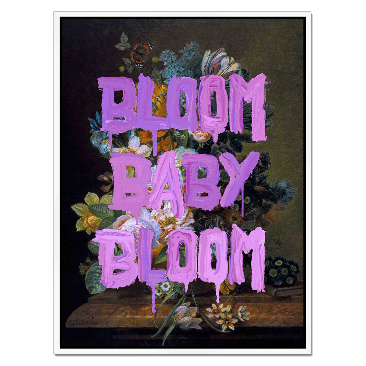 Fairford Loop Floral Canvas Wall Art — gallery image 51