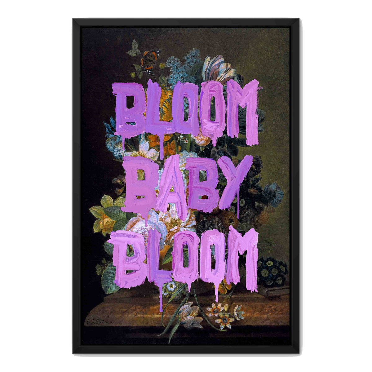 Fairford Loop Floral Canvas Wall Art — gallery image 21
