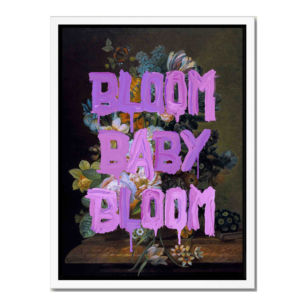 Fairford Loop Floral Canvas Wall Art — gallery image 49