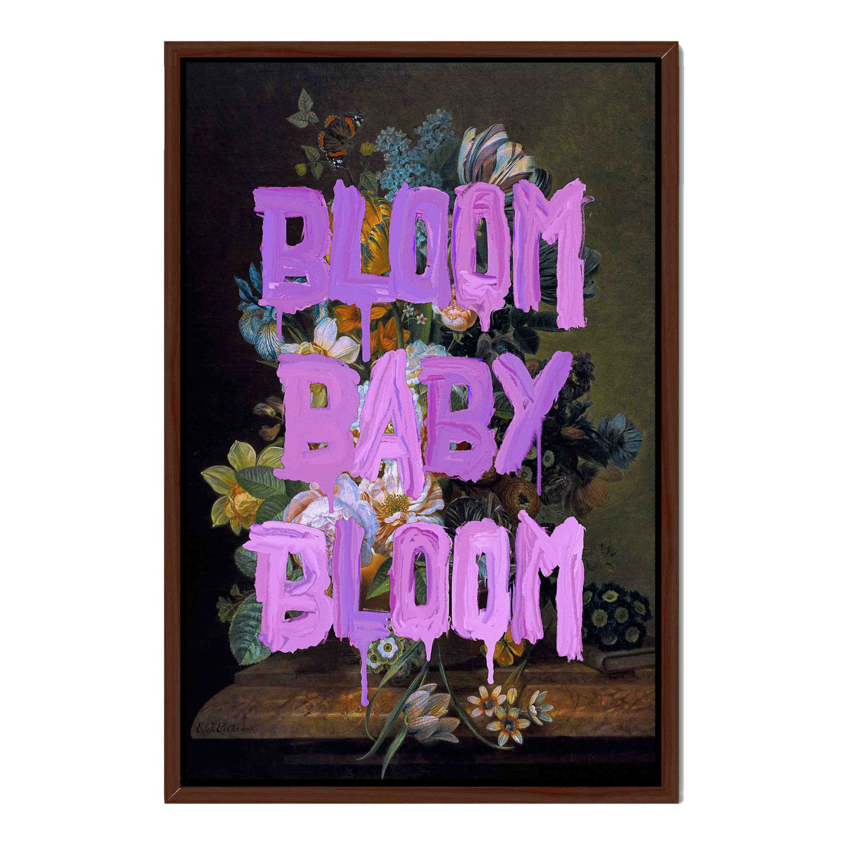 Fairford Loop Floral Canvas Wall Art — gallery image 27