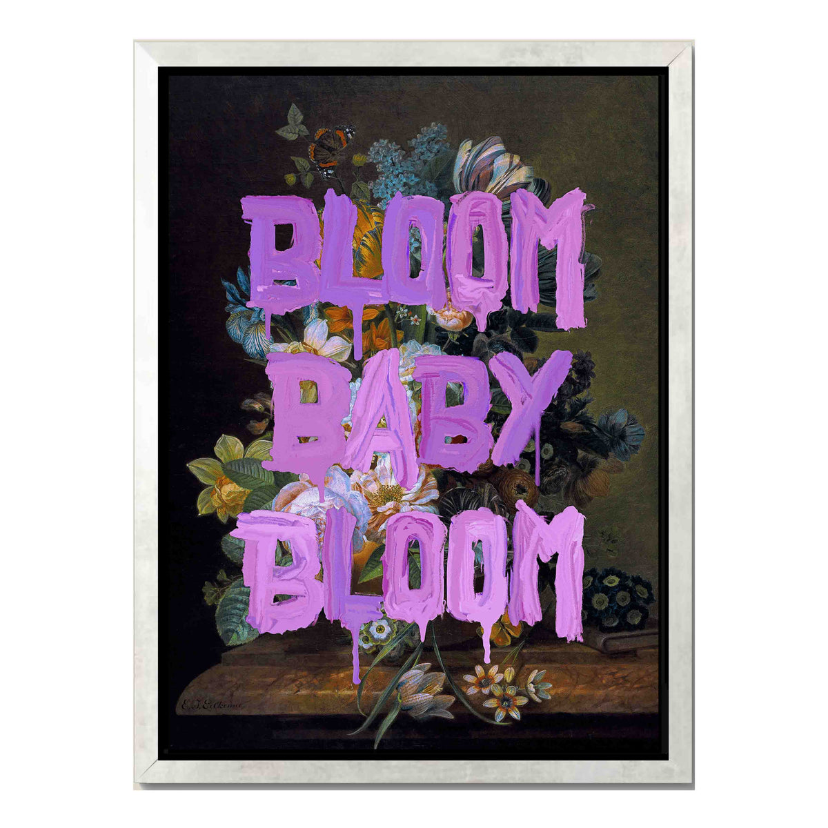 Fairford Loop Floral Canvas Wall Art — gallery image 43