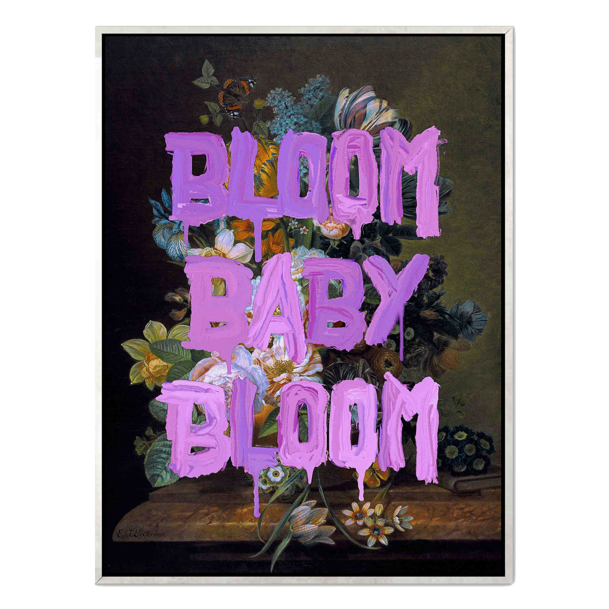 Fairford Loop Floral Canvas Wall Art — gallery image 46