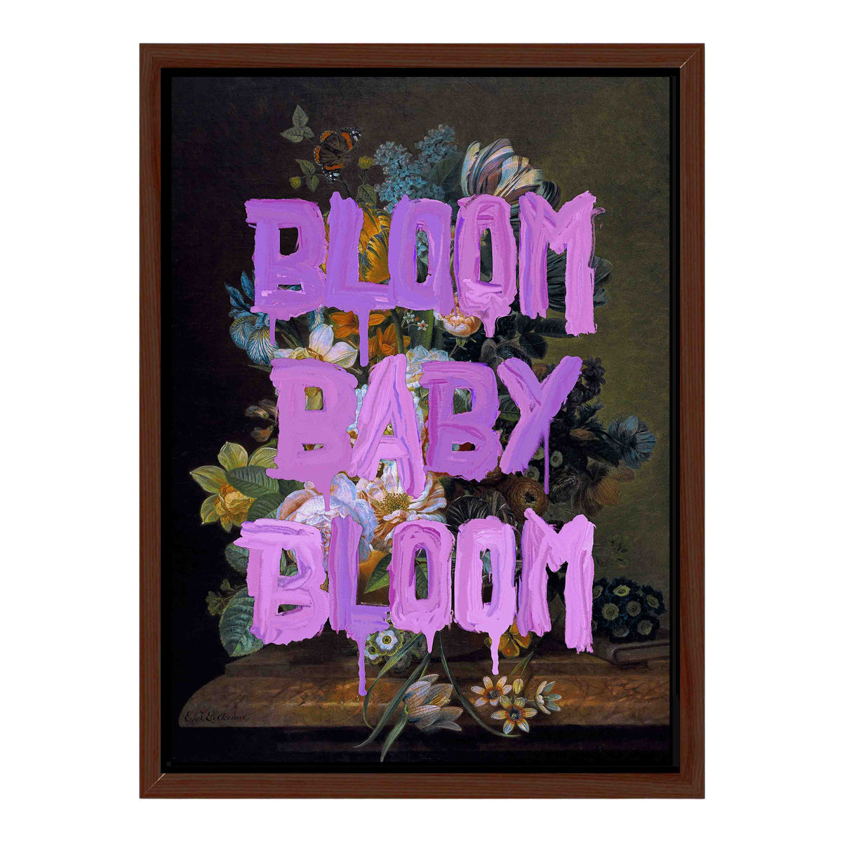 Fairford Loop Floral Canvas Wall Art — gallery image 26
