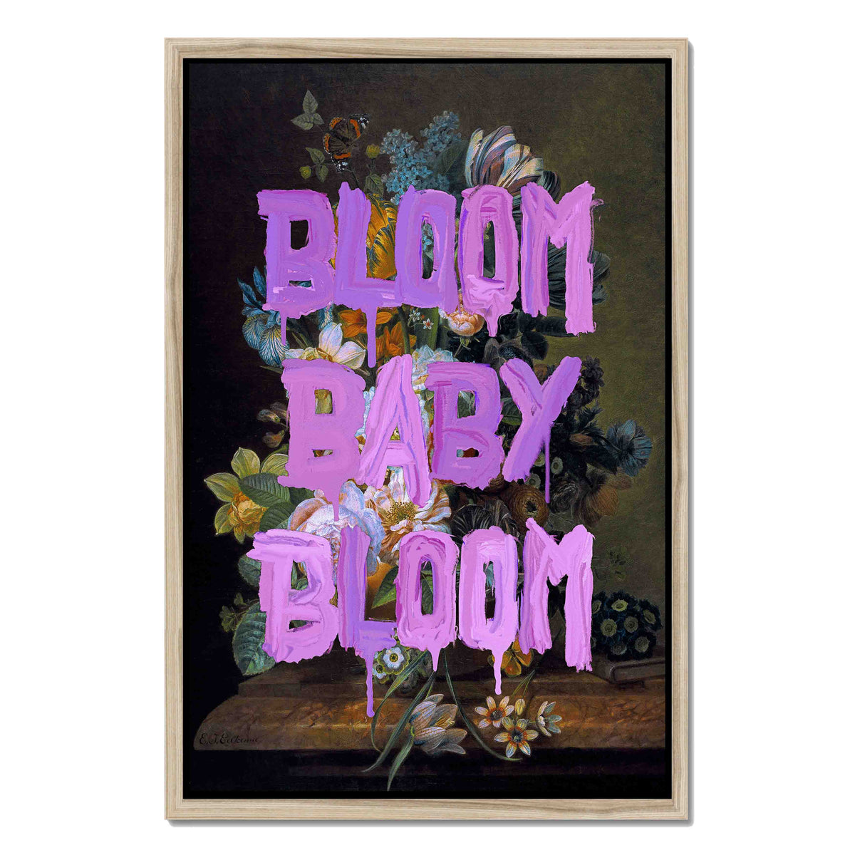 Fairford Loop Floral Canvas Wall Art — gallery image 38
