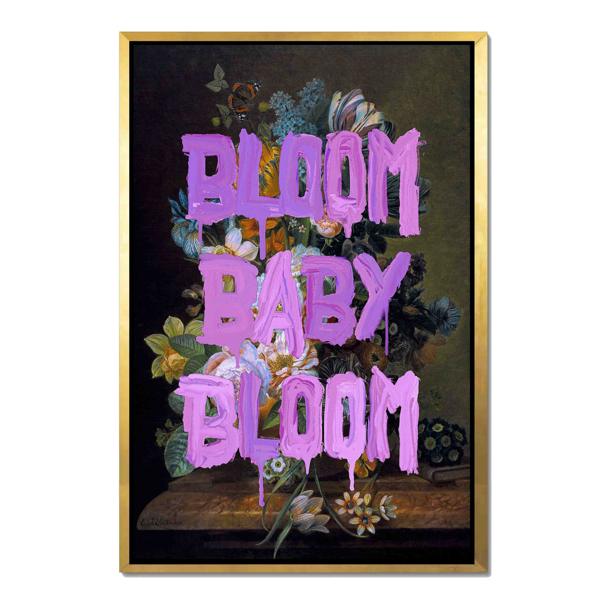 Fairford Loop Floral Canvas Wall Art — gallery image 32