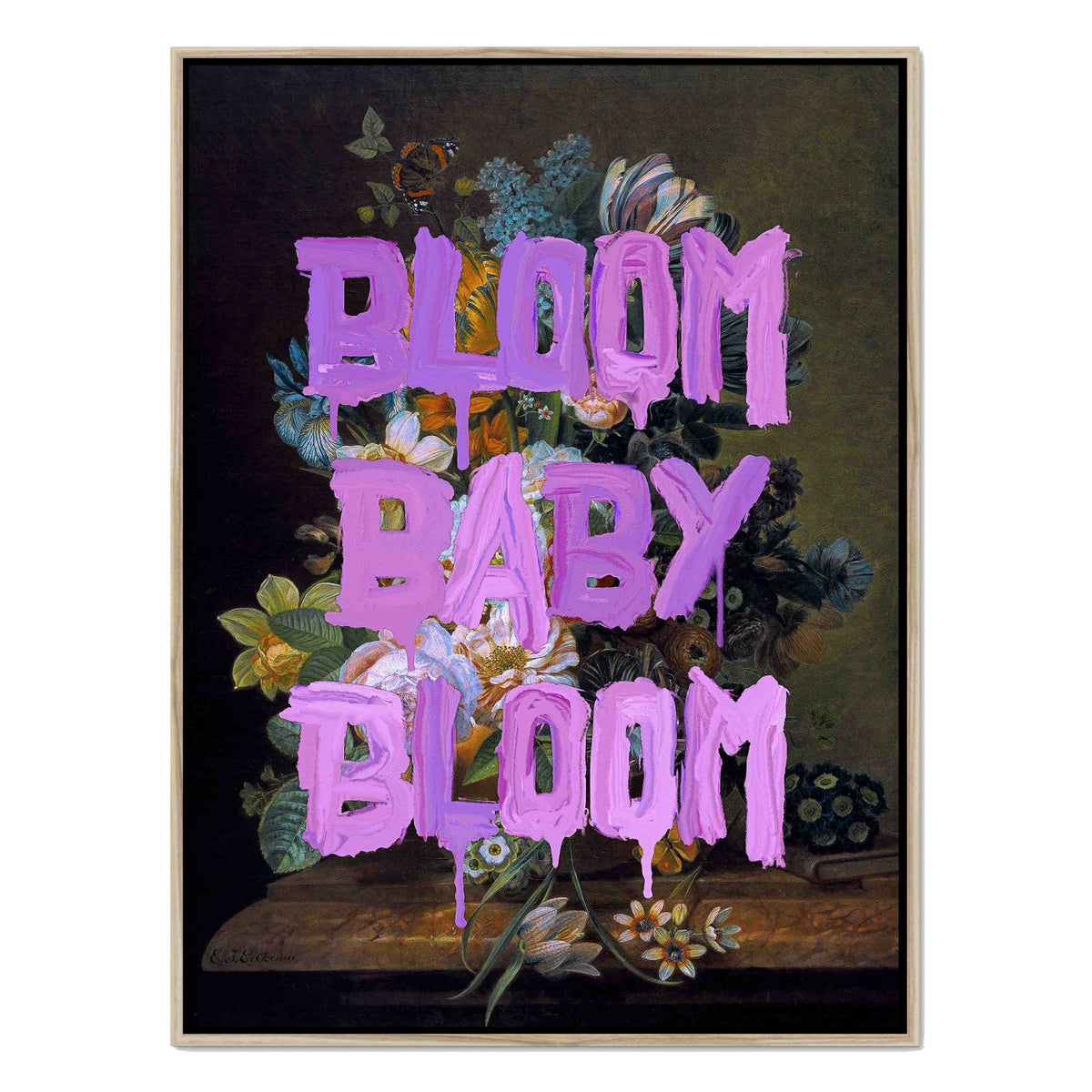 Fairford Loop Floral Canvas Wall Art — gallery image 40