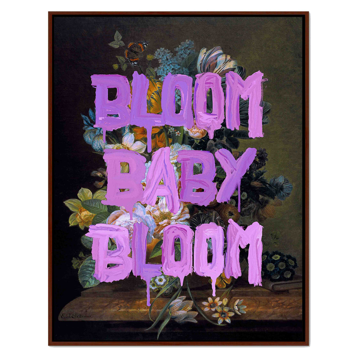Fairford Loop Floral Canvas Wall Art — gallery image 24