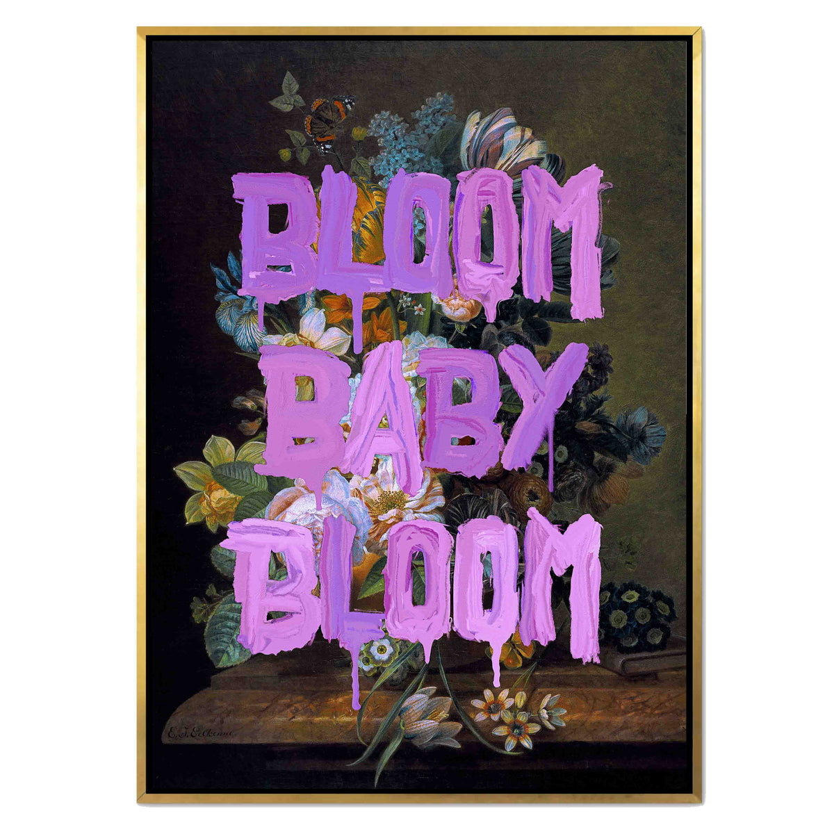 Fairford Loop Floral Canvas Wall Art — gallery image 30