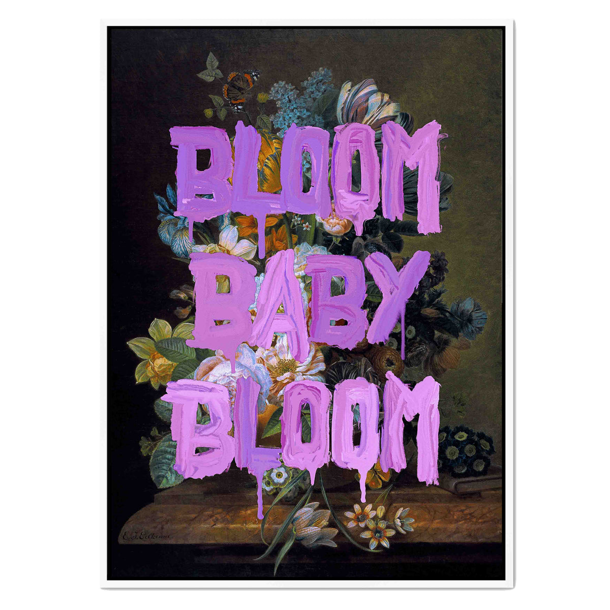 Fairford Loop Floral Canvas Wall Art — gallery image 48