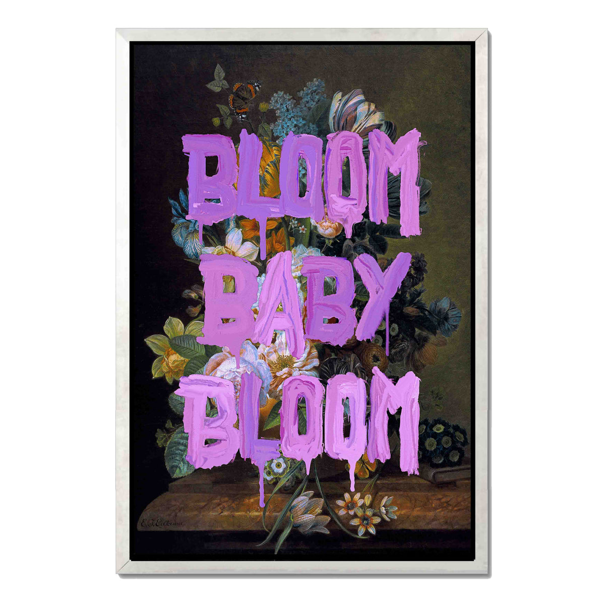 Fairford Loop Floral Canvas Wall Art — gallery image 44