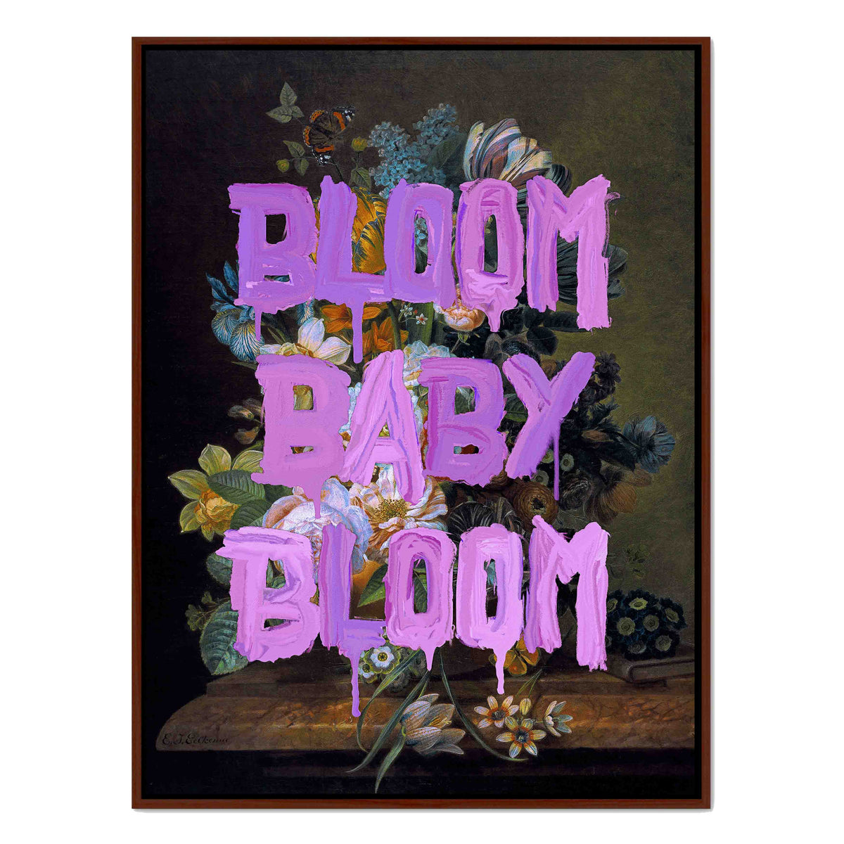 Fairford Loop Floral Canvas Wall Art — gallery image 29