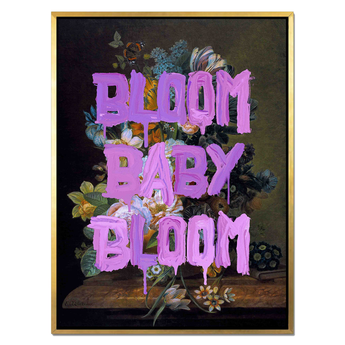 Fairford Loop Floral Canvas Wall Art — gallery image 33