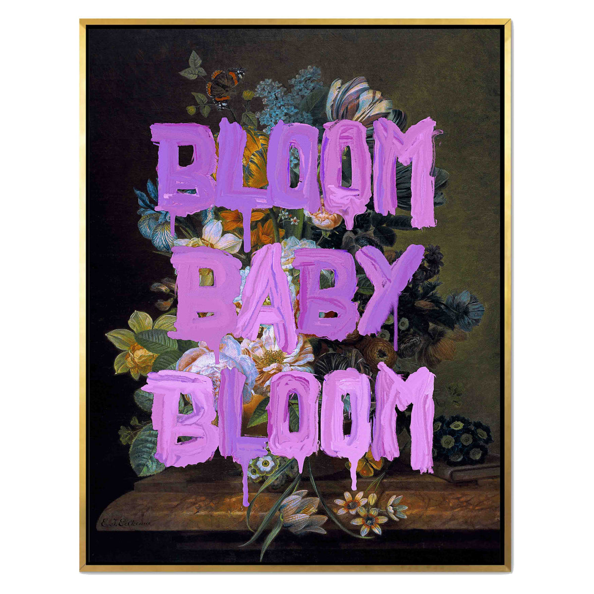 Fairford Loop Floral Canvas Wall Art — gallery image 53