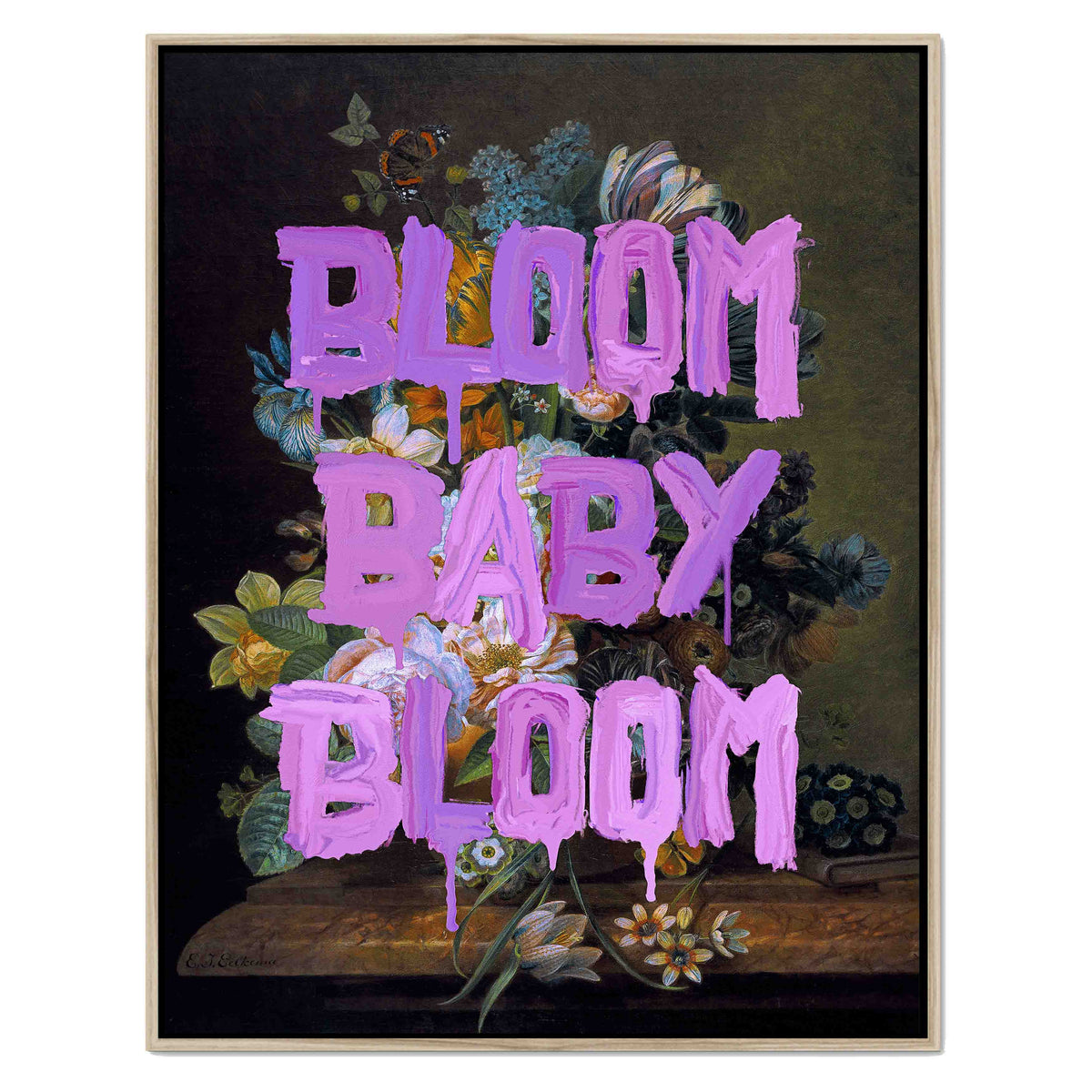 Fairford Loop Floral Canvas Wall Art — gallery image 35