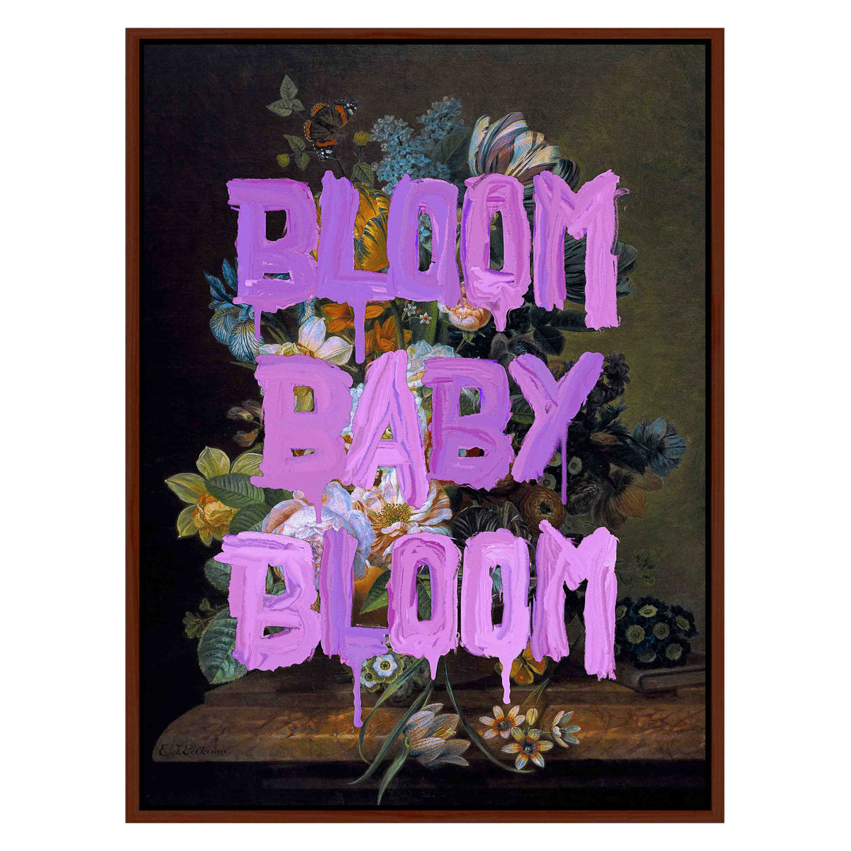 Fairford Loop Floral Canvas Wall Art — gallery image 28
