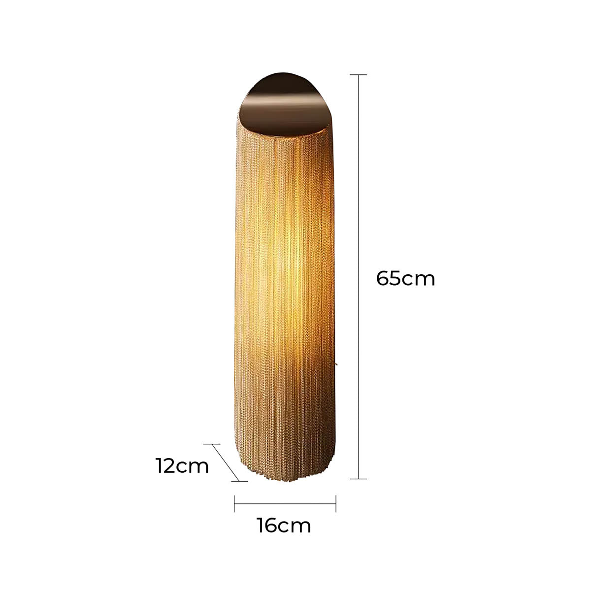 Birch Frame Metal Wall Sconce — gallery image 12