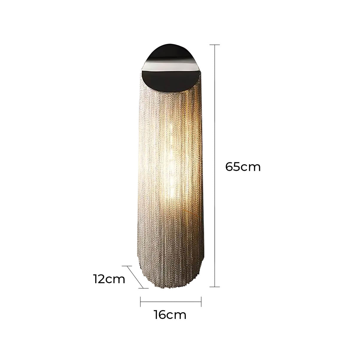 Birch Frame Metal Wall Sconce — gallery image 11