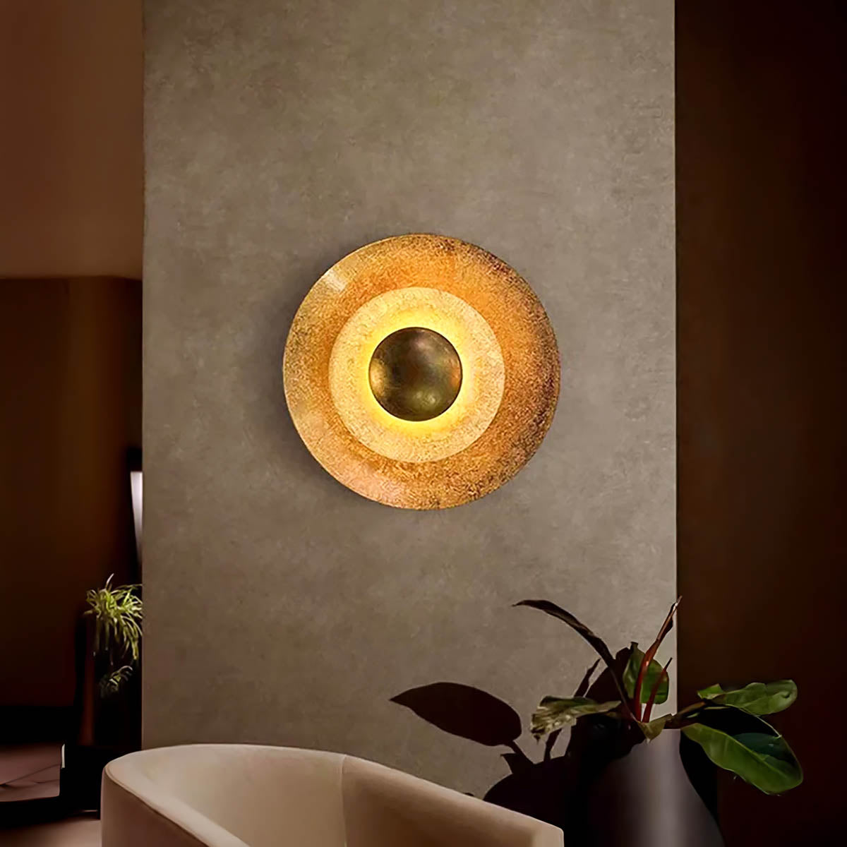 Sequoia Frame Metal Wall Sconce — gallery image 2