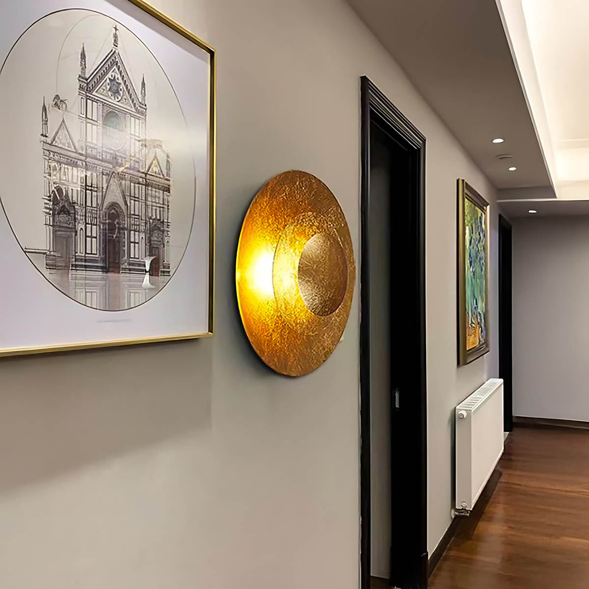 Sequoia Frame Metal Wall Sconce — gallery image 5