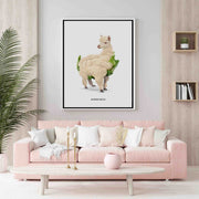 Greenwood Loop Alpaca Canvas Wall Art — gallery image 7