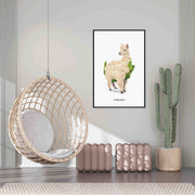 Greenwood Loop Alpaca Canvas Wall Art — gallery image 2