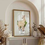 Greenwood Loop Alpaca Canvas Wall Art — gallery image 3
