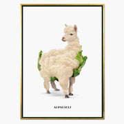 Greenwood Loop Alpaca Canvas Wall Art — gallery image 1