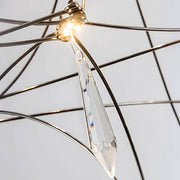 Clover Frame Crystal Linear Chandelier — gallery image 14