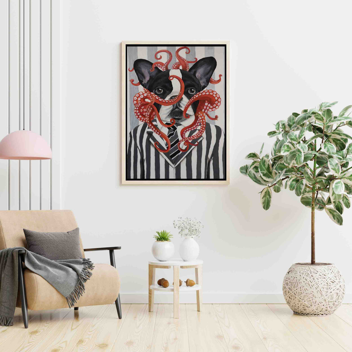 Northwick Axis Bulldog Canvas Wall Art — gallery image 3