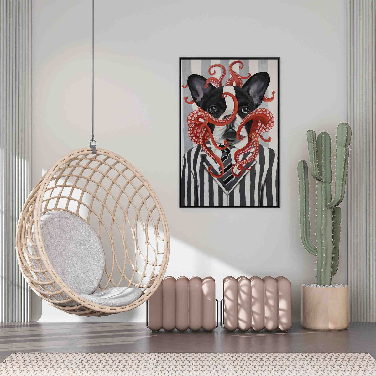 Northwick Axis Bulldog Canvas Wall Art — gallery image 5