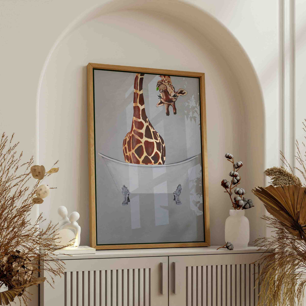 Oakmere Axis Giraffe Canvas Wall Art — gallery image 3