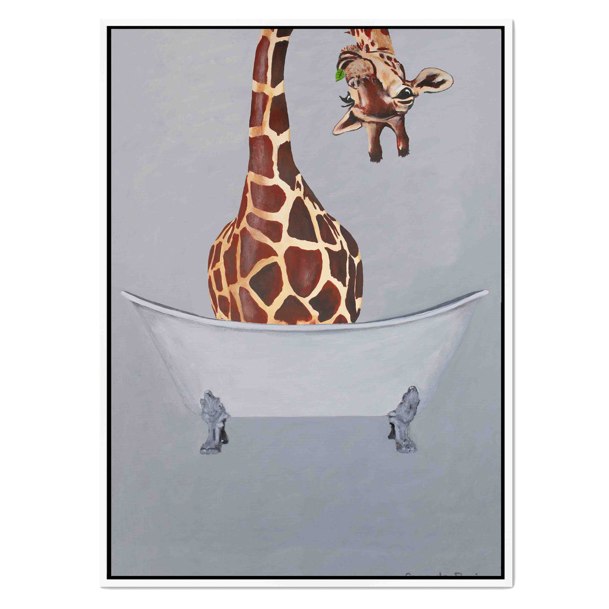 Oakmere Axis Giraffe Canvas Wall Art — gallery image 49