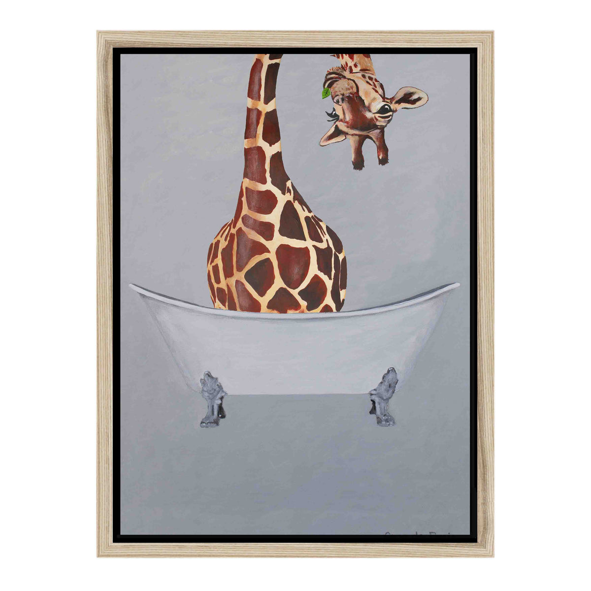 Oakmere Axis Giraffe Canvas Wall Art — gallery image 38