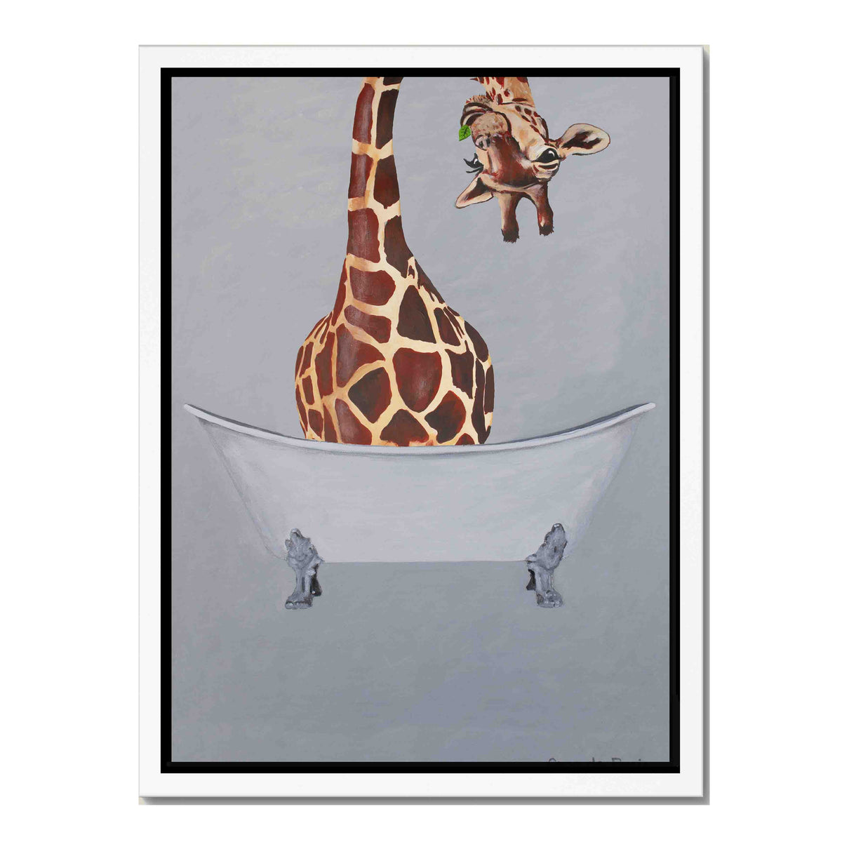 Oakmere Axis Giraffe Canvas Wall Art — gallery image 50