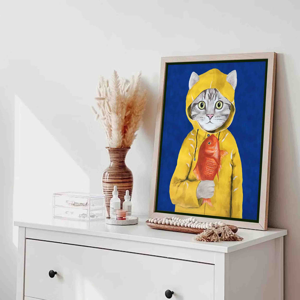 Greenwood Axis Fish Canvas Wall Art — gallery image 4
