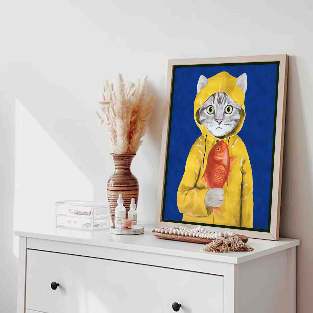 Greenwood Axis Fish Canvas Wall Art — gallery image 4