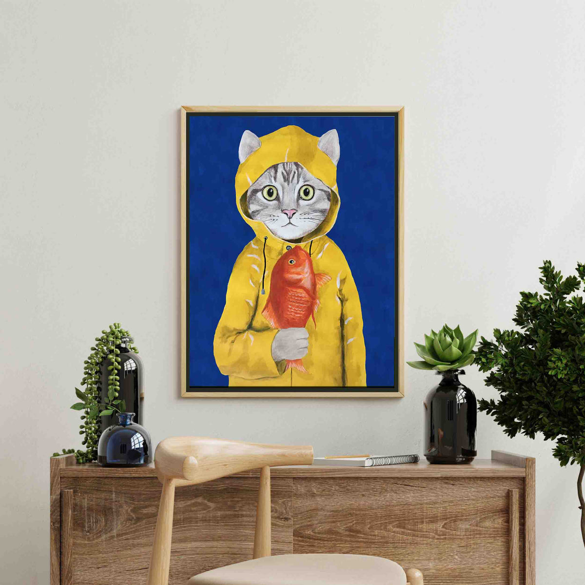 Greenwood Axis Fish Canvas Wall Art — gallery image 6