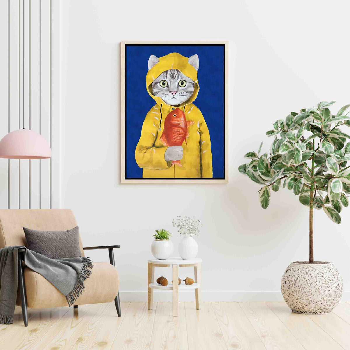 Greenwood Axis Fish Canvas Wall Art — gallery image 7