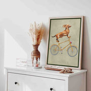Fairford Axis Dachshund Canvas Wall Art — gallery image 3