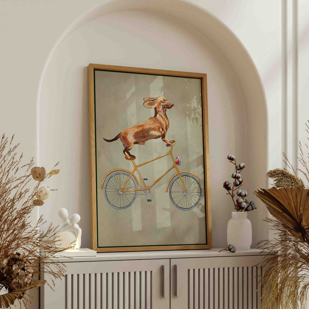 Fairford Axis Dachshund Canvas Wall Art — gallery image 4