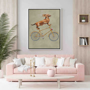 Fairford Axis Dachshund Canvas Wall Art — gallery image 7