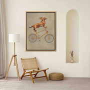 Fairford Axis Dachshund Canvas Wall Art — gallery image 2