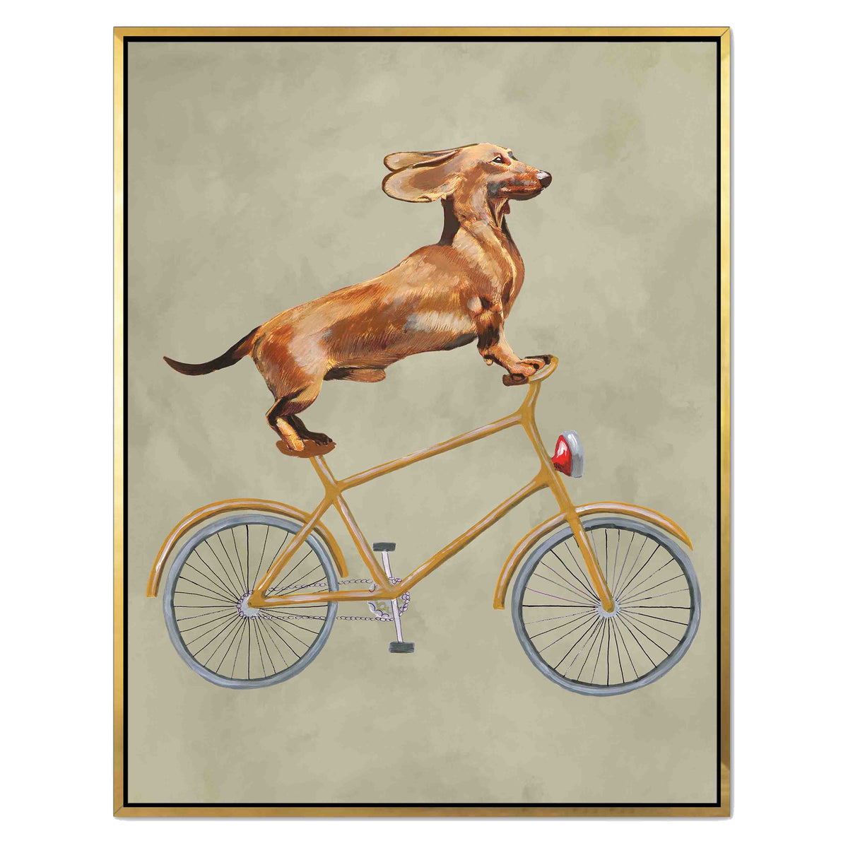 Fairford Axis Dachshund Canvas Wall Art — gallery image 30